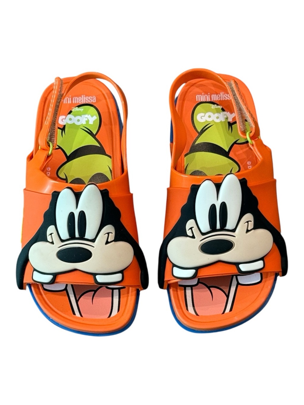 Mini Melissa Disney Goofy Orange Sandals